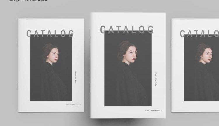 موکاپ کاتالوگ چند صفحه ای  – Brochure Mockup