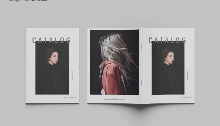 موکاپ کاتالوگ چند صفحه ای  – Brochure Mockup