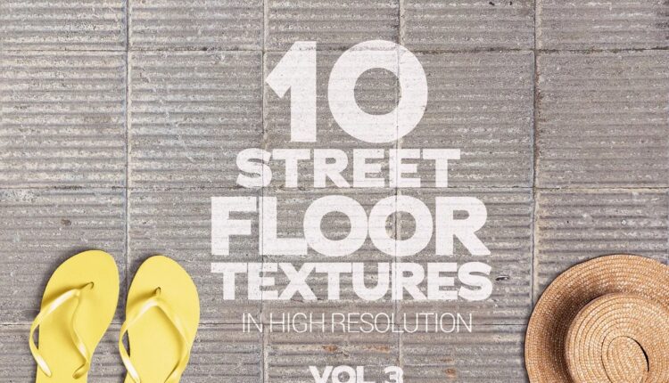 عکس بافت دار و تکسچر کف خیابان – Street Floor Textures