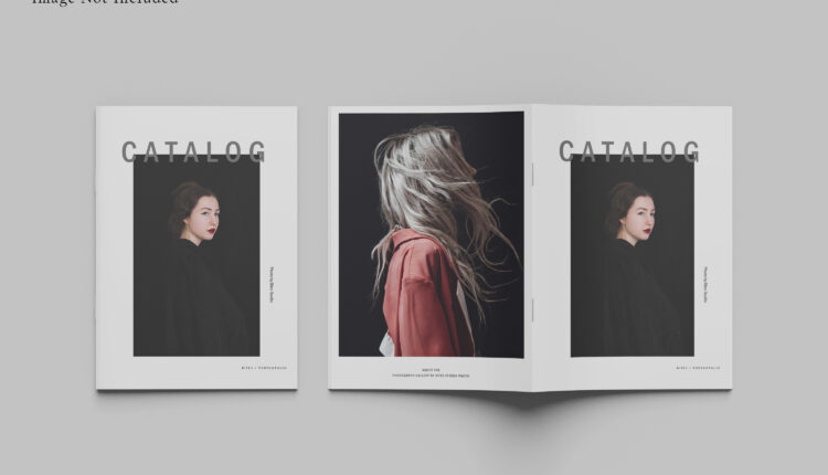 موکاپ کاتالوگ چند صفحه ای  – Brochure Mockup