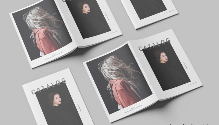 موکاپ کاتالوگ چند صفحه ای  – Brochure Mockup
