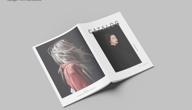 موکاپ کاتالوگ چند صفحه ای  – Brochure Mockup