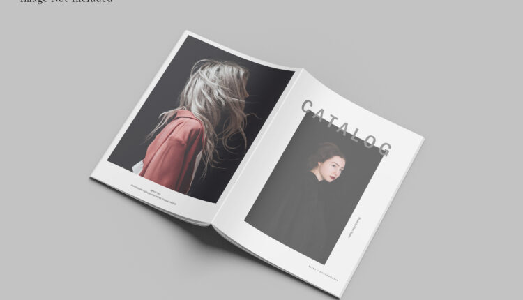 موکاپ کاتالوگ چند صفحه ای  – Brochure Mockup