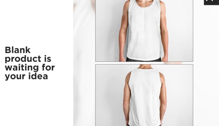 موکاپ تاپ مردانه – Tank Jersey Mock Up
