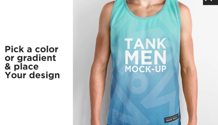 موکاپ تاپ مردانه – Tank Jersey Mock Up