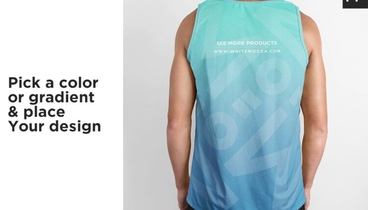 موکاپ تاپ مردانه – Tank Jersey Mock Up