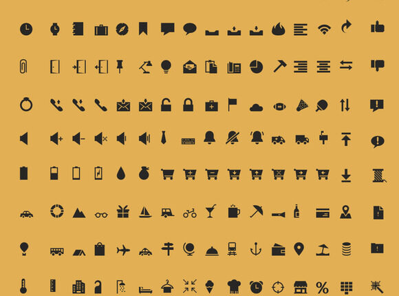 مجموعه 600 تایی آیکون فلت – Lassicon 600 Icons Pack