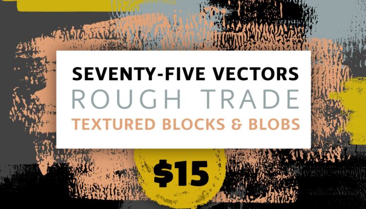 وکتور بافت تاش های خشن و ظریف نقاشی – Rough Trade  Vectors