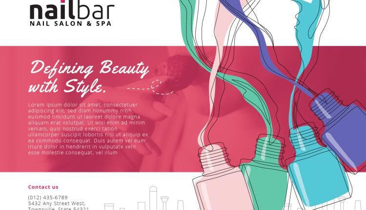 فایل آماده طراحی برای ناخنکار – Nail Bar Templates Pack