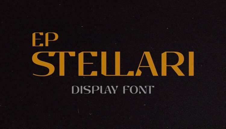 فونت انگلیسی نمایشی استلاری –   Ep Stellari Display Font