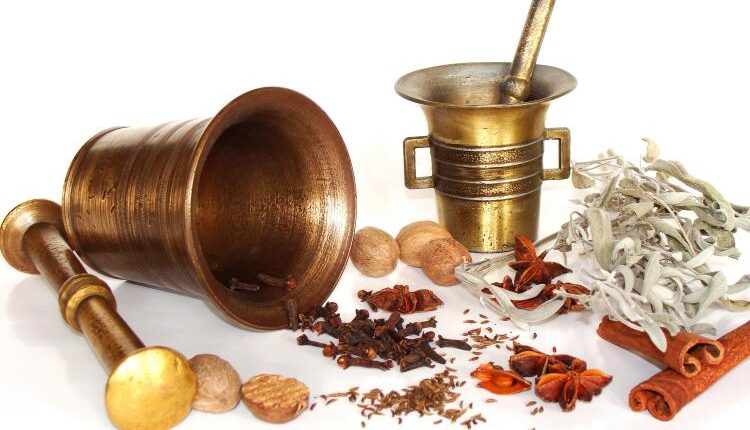 عکس استوک ادویه جات – Spices In Various Containers Photo