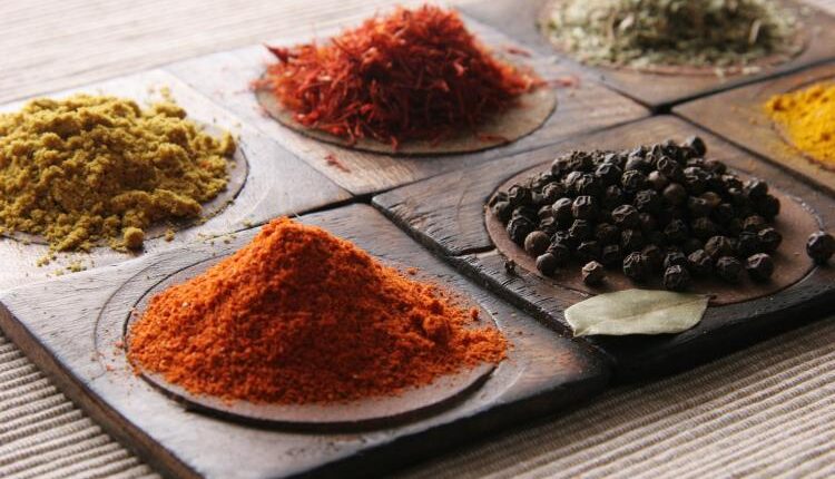 عکس استوک ادویه جات – Spices In Various Containers Photo