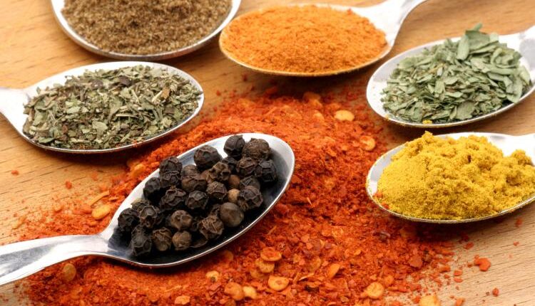 عکس استوک ادویه جات – Spices In Various Containers Photo
