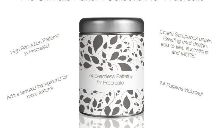 پترن هندسی و متنوع برای Patterns For Procreate    Procreate