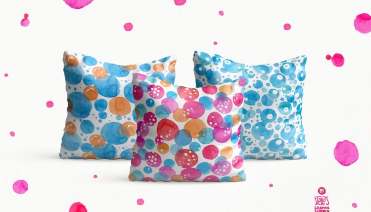 پترن نقطه ای آبرنگی  – Limitless Dots, Pattern Pack