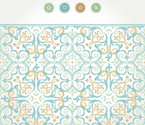 طرح وکتورهای اسلیمی و ختایی – Ornate Element For Decor