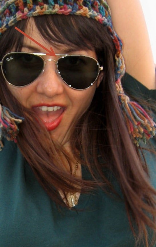 اضافه کردن انعکاس روی عینک در فتوشاپ