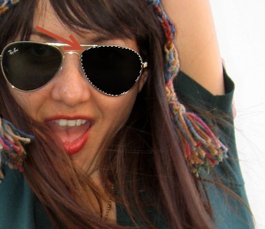 اضافه کردن انعکاس روی عینک در فتوشاپ