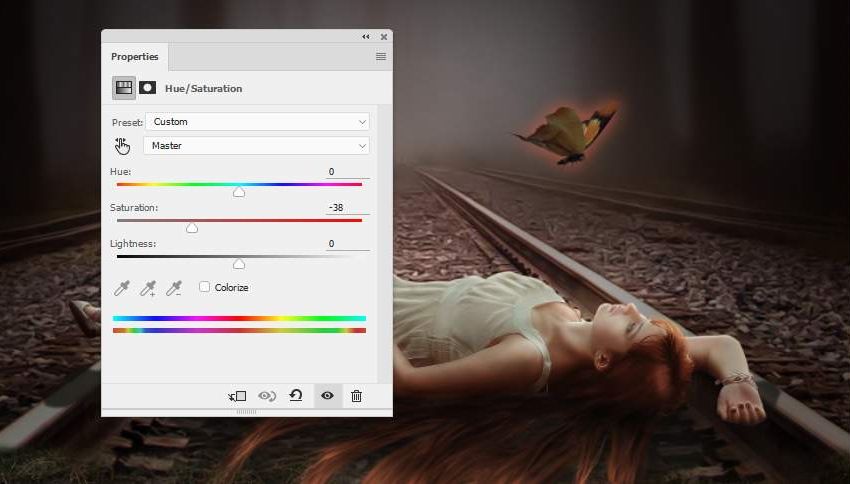 آموزش ساخت عکسی از یک پروانه جادویی در فتوشاپ پروانه جادویی