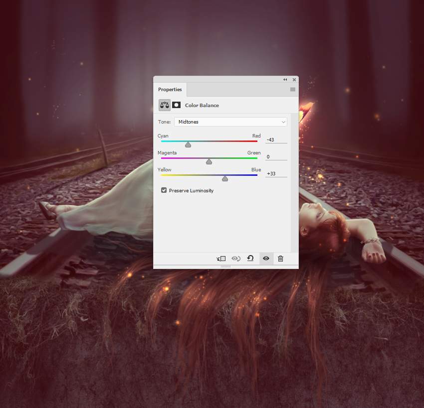 آموزش ساخت عکسی از یک پروانه جادویی در فتوشاپ پروانه جادویی