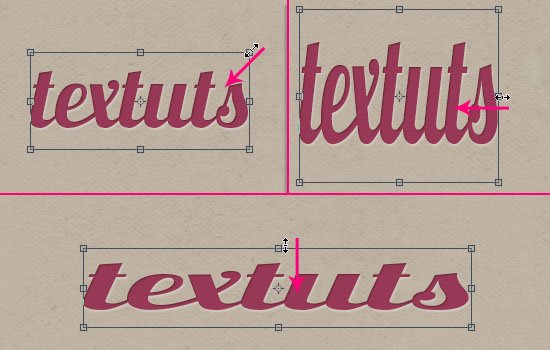 تغییر سایز لایه