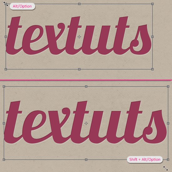 تغییر سایز لایه