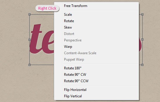 تغییر سایز لایه