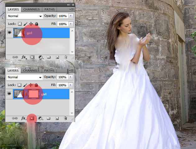 همه چیز درمورد لایه ماسک در فتوشاپ همه چیز درمورد لایه ماسک در فتوشاپ