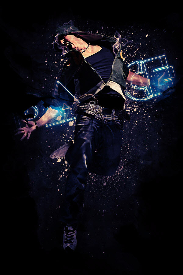 55 نمونه خلق افکت نورپردازی با استفاده از فتوشاپ