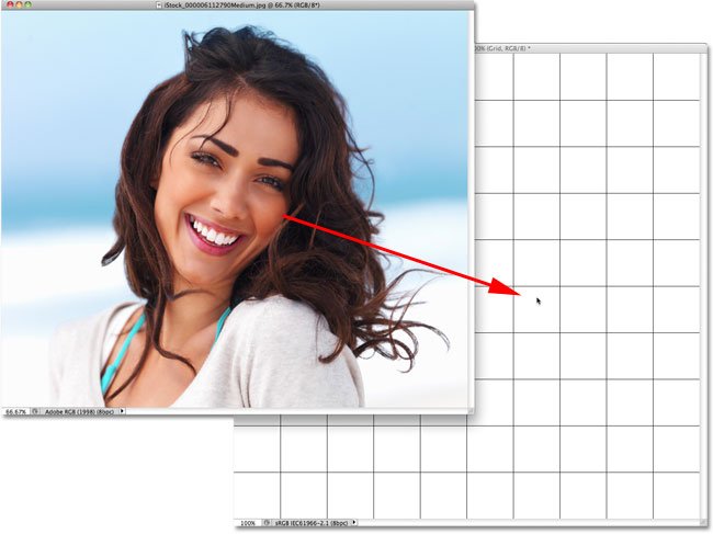 طراحی رنگ شبکهای در فتوشاپ رنگ شبکهای