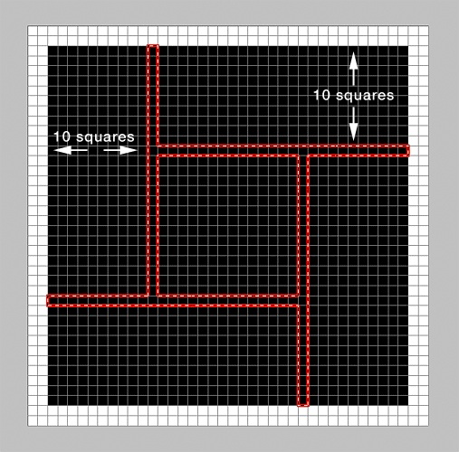 برش و تکه کردن عکس در فتوشاپ 