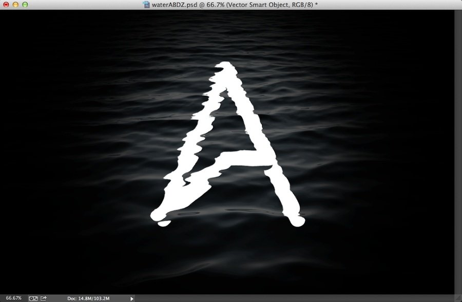 ایجاد یک اثر زیبا روی آب