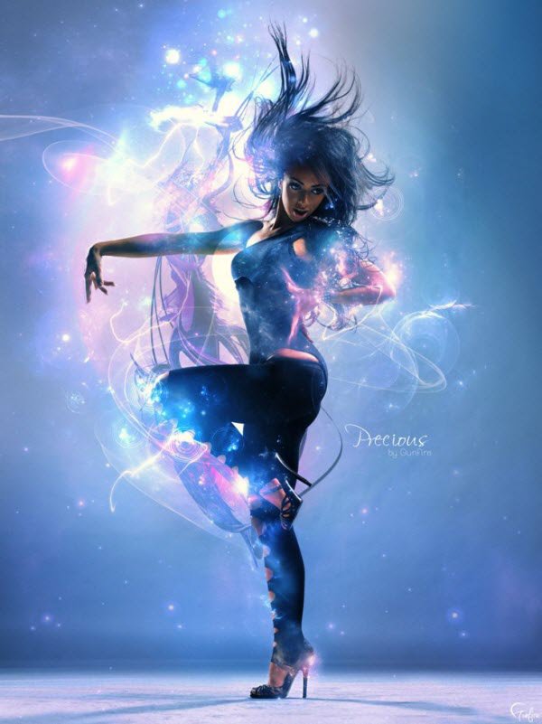 55 نمونه خلق افکت نورپردازی با استفاده از فتوشاپ