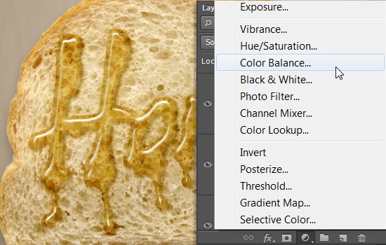 طراحی یک متن عسلی