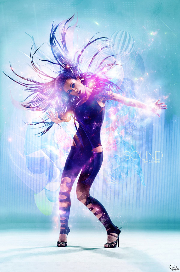 55 نمونه خلق افکت نورپردازی با استفاده از فتوشاپ