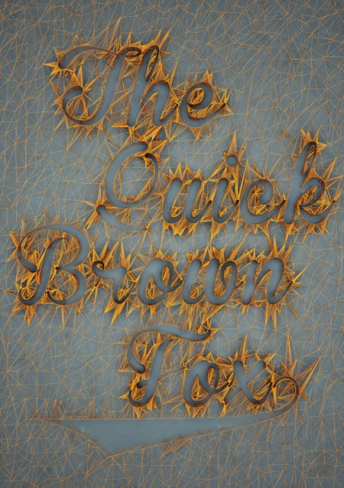 تایپوگرافی های خلاقانه