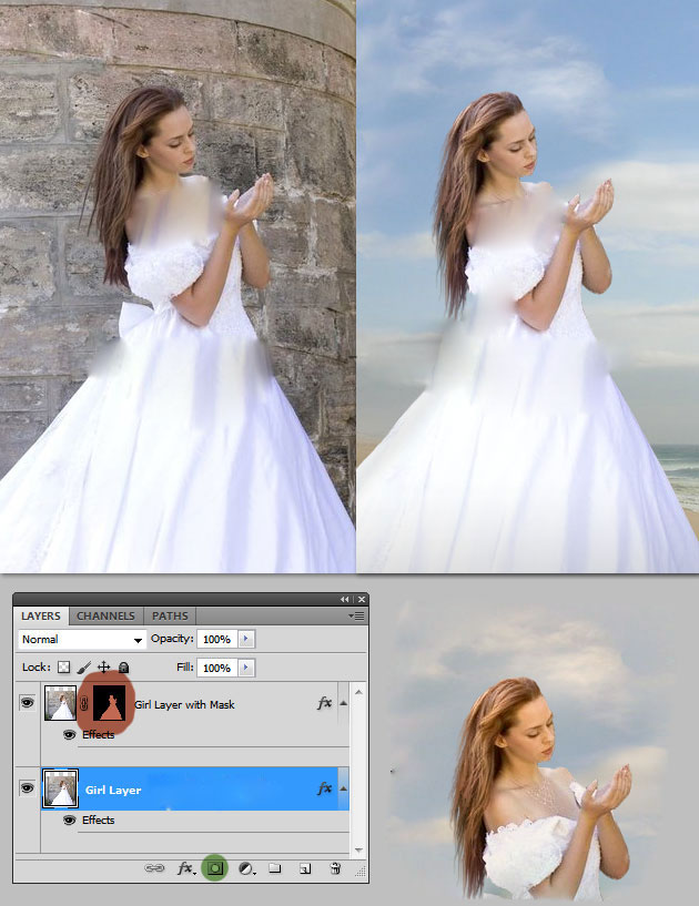 همه چیز درمورد لایه ماسک در فتوشاپ همه چیز درمورد لایه ماسک در فتوشاپ